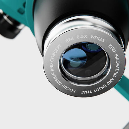 RF4 0.5X Stereo Microscope Auxiliary Objective Barlow Lens, 0.5X