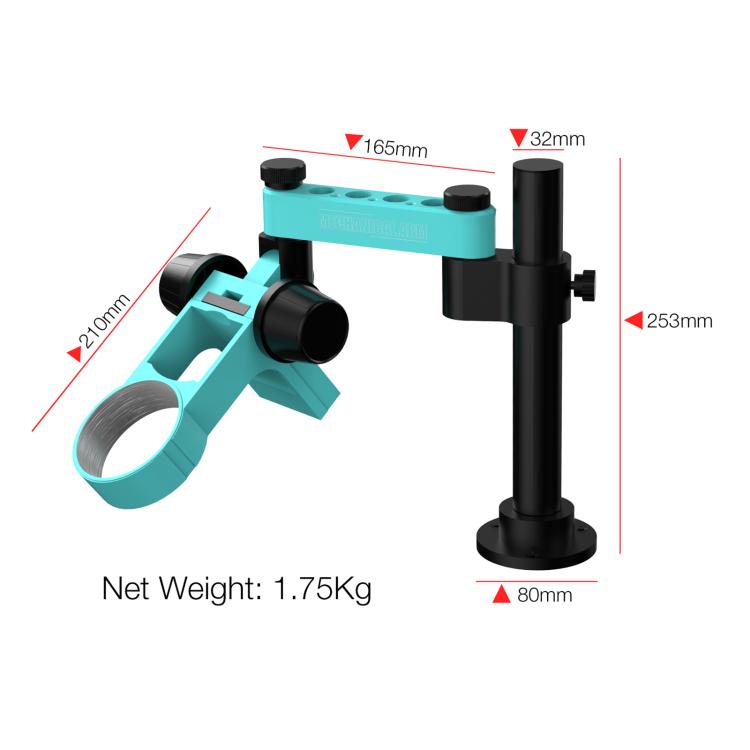 RF4 RF-FO19 Telescopic Articulating Arm Rotatable Universal Bracket for Stereo Microscope, RF-FO19