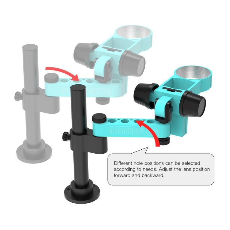 RF4 RF-FO19 Telescopic Articulating Arm Rotatable Universal Bracket for Stereo Microscope, RF-FO19