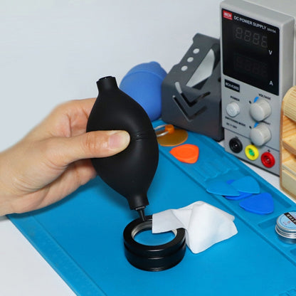 Dust Remover Rubber Air Blower Pump Cleaner for Cell Phone/Cameras/Keyboard/Watch Etc, Dust Blowing Ball Black, Dust Blowing Ball Orange, Dust Blowing Ball Blue