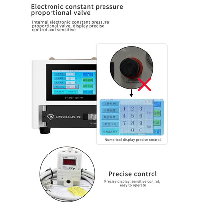 TBK 208M 3 in 1 Mini LCD Screen Vacuum Laminating Machine, UK Plug, TBK 208M (EU Plug), TBK 208M (US Plug)
