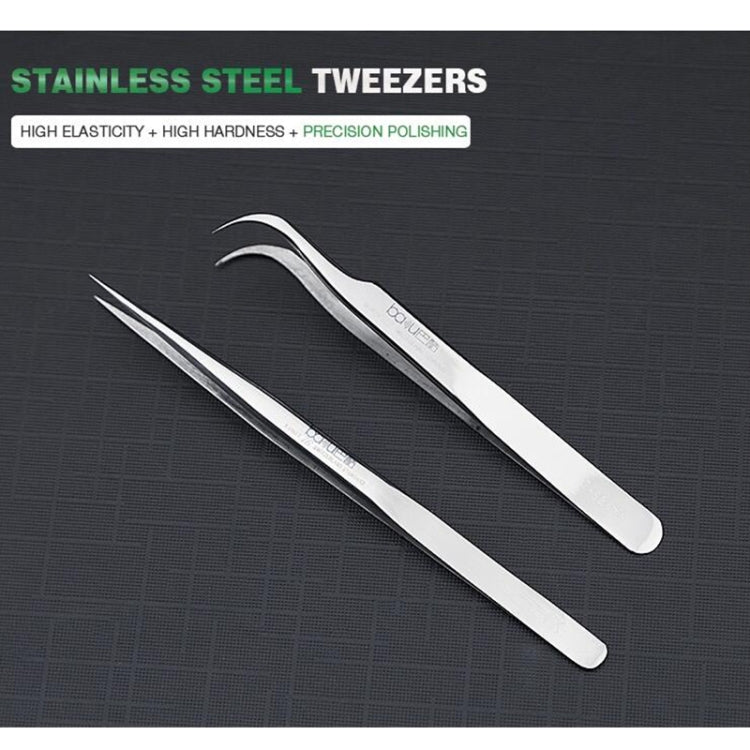 BAKU BA-i6-7-sa Stainless Steel Curved Tweezers, BAKU BA-i6-7-sa (Curved )