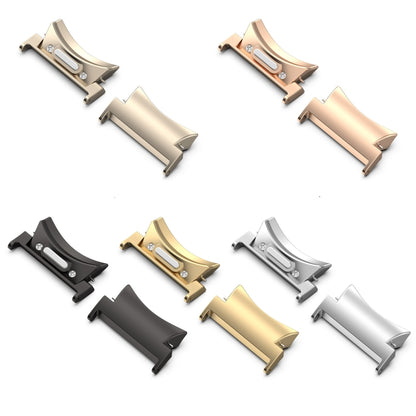 22mm 1 Pair Button Style Curved Metal Watch Band Connector, For Samsung Galaxy Watch6 / 6 Classic, For Samsung Galaxy Watch5 / 5 Pro, For Samsung Galaxy Watch4 / 4 Classic 46mm