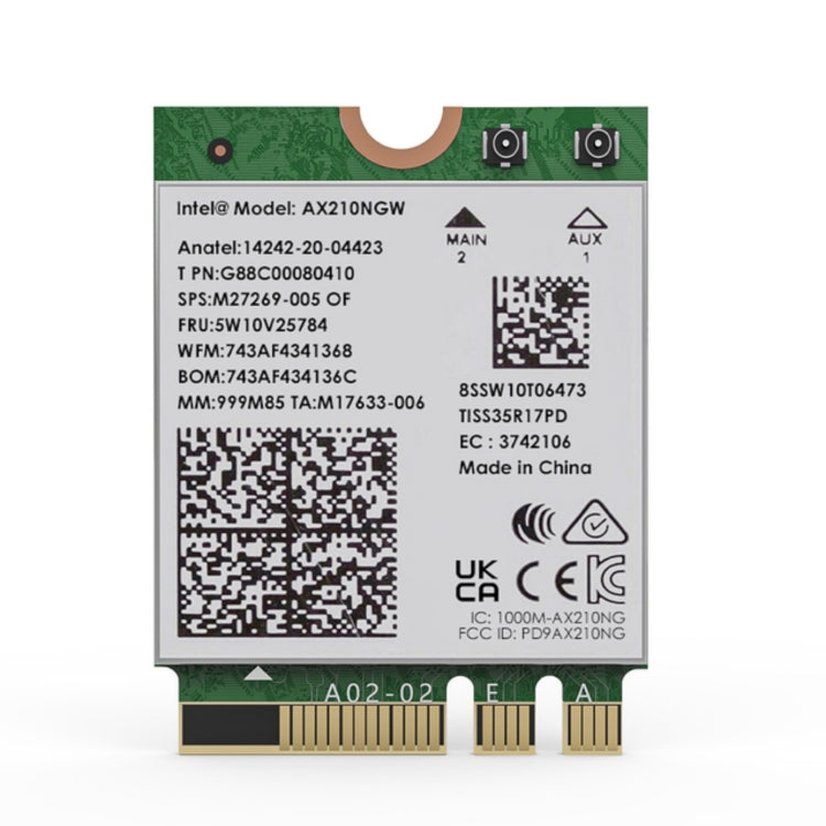 WAVLINK WN675X3M Tri-Band Wi-Fi 6E Network Card Module BT 5.2 5400Mbps Network Adapter, WN675X3M