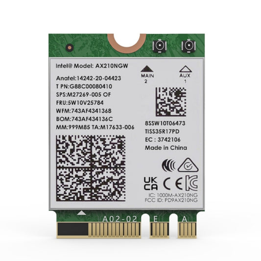WAVLINK WN675X3M Tri-Band Wi-Fi 6E Network Card Module BT 5.2 5400Mbps Network Adapter, WN675X3M