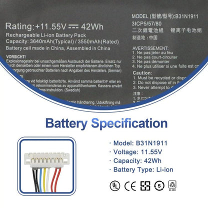 Laptop Battery for ASUS V4050F ADOL14FQC/14EQ/EA