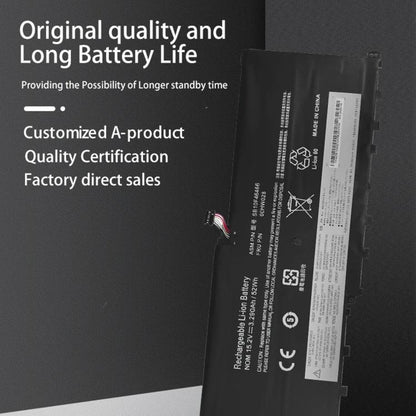 3400mAh Laptop Battery Replacement For Lenovo ThinkPad X1 Carbon 4th Generation (2016), 00HW028