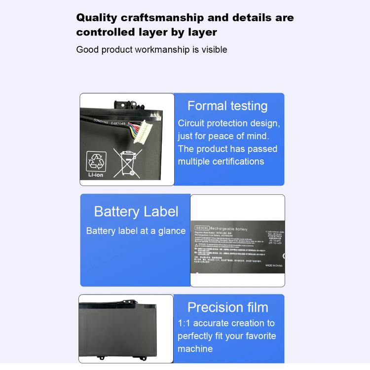 3615mAh Laptop Battery Replacement For HP TPN-Q171 14-AL027TX AL127TX, SE03XL