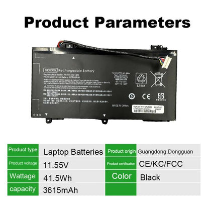 3615mAh Laptop Battery Replacement For HP TPN-Q171 14-AL027TX AL127TX, SE03XL