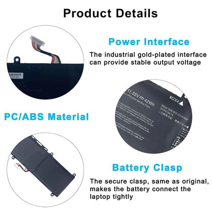 3500mAh Laptop Battery Replacement For ASUS Idol 13ADOL13U/F S330FA/UA X330FA, C31N1806