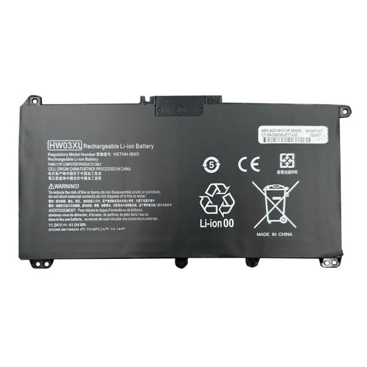 3600mAh Laptop Batteries For HP 15-EG0010TX, HW03XL