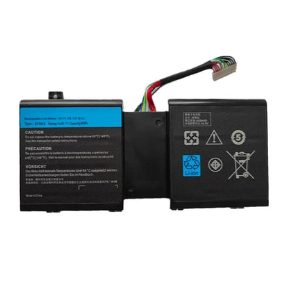 5500mAh Laptop Battery For Dell Alienware 17 / Alienware 18, 2F8K3
