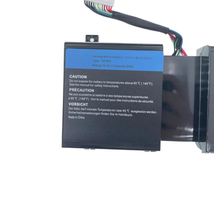 5500mAh Laptop Battery For Dell Alienware 17 / Alienware 18, 2F8K3