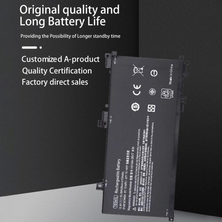 4112mAh Laptop Batteries For HP OMEN 15-AX200 15- AX218TX 15-AX210TX 15-AX235NF 15-AX202N, TE04XL