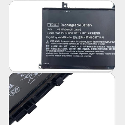 4112mAh Laptop Batteries For HP OMEN 15-AX200 15- AX218TX 15-AX210TX 15-AX235NF 15-AX202N, TE04XL