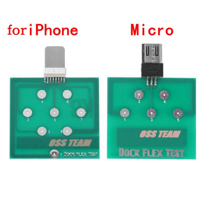2 PCS Free Disassembly Detection Tail Plug Test Board, For Apple, For Android