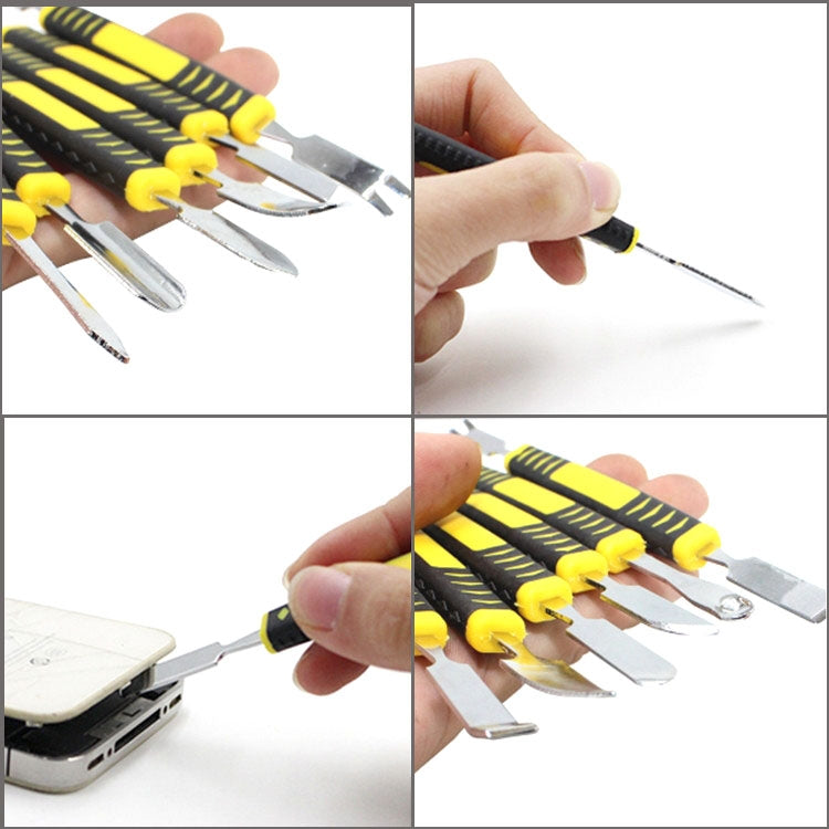 6 in 1 Metal Crowbar Disassembly Bar Mobile Phone Digital Home Appliance Product Opening Tool, 6 in 1 Removal Bar