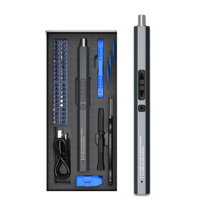 51 In 1 Rechargeable Mini Electric Screwdriver Set With 3LED Lighting, 51 In 1 Red, 51 In 1 Gray, 51 In 1 Blue