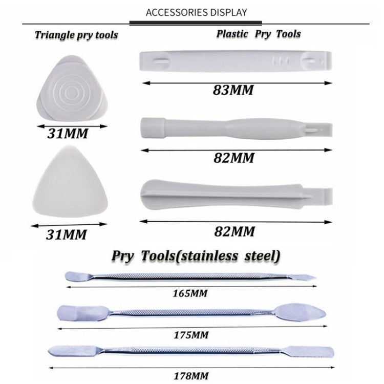 Portable Cloth Bag Mobile Phone Disassembly Maintenance Tool Multi-function Combination Tool Screwdriver Set