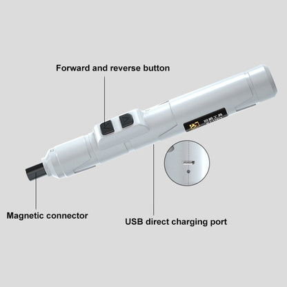 Pen Type Miniature Precision Electric Screwdriver Set Multifunctional Mini Mobile Phone Clock Screwdriver, BJ-1003