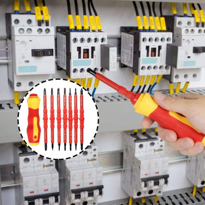 7 in 1 Bit Insulation Multipurpose Repair Tool Screwdriver Set, 7 in 1
