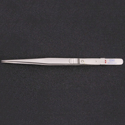 Non-Slip Diamond Tweezers Jewelry Tweezers Elastic Stainless Steel Gem Diamond Clips Durable Tools, With Slot and Lock