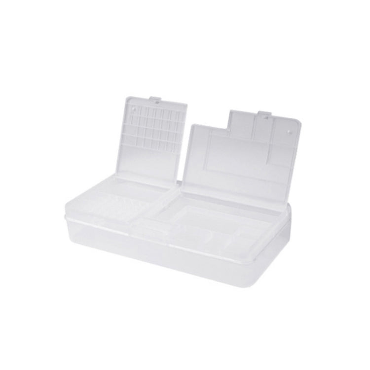 2 PCS Double-Layer Clamshell Mobile Phone Repair Parts Turnover Box Mobile Phone Disassembly  Screw Component Storage Box, W203
