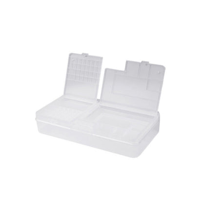 2 PCS Double-Layer Clamshell Mobile Phone Repair Parts Turnover Box Mobile Phone Disassembly  Screw Component Storage Box, W203