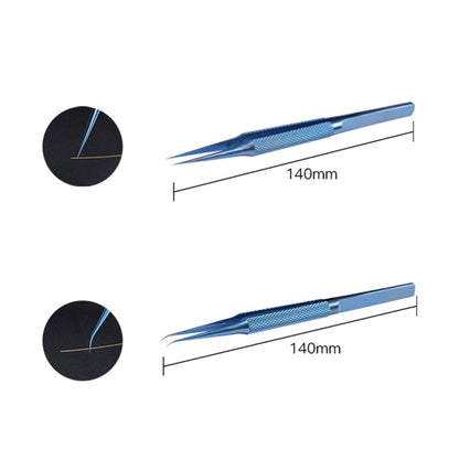 Kaisi Titanium Alloy Tweezers Repair Fingerprint Fly Line Phone Motherboard Precise Antimagnetic Electronics Tweezers, Kaisi BT-15, Kaisi Straight BT-11