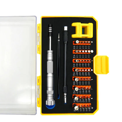 Obadun 9802B 52 in 1 Aluminum Alloy Handle Hardware Tool Screwdriver Set Home Precision Screwdriver Mobile Phone Disassembly Tool, Obadun 9802B(Orange), Obadun 9802B(Yellow)