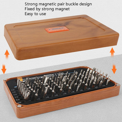 Obadun 9801 68 In 1 Screwdriver Set Manual Batch Glasses Screwdriver Hardware Repair Tool, Obadun 9801