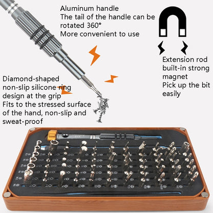 Obadun 9801 68 In 1 Screwdriver Set Manual Batch Glasses Screwdriver Hardware Repair Tool, Obadun 9801