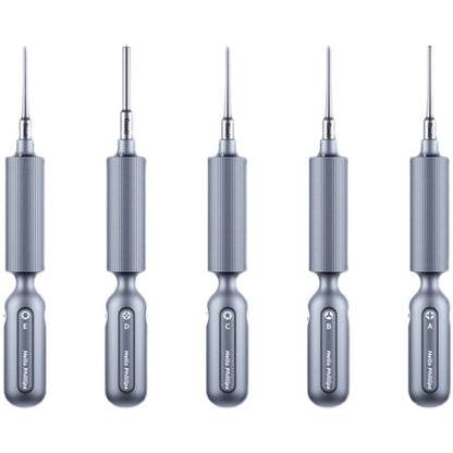 Qianli Super Tactile Grip-Type Precision Silent Dual-Bearing Screwdriver, Type A Phillips, Type B Tri-point, Type C Pentalibe, Type  D Pinhead Philips, Type E T2 Torx