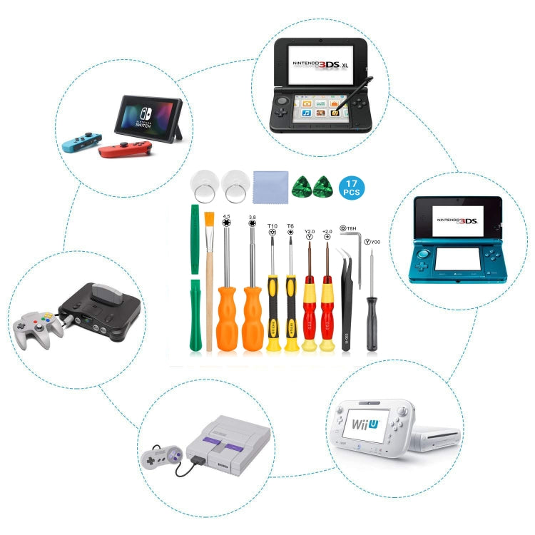 17 In 1 Game Console Repair Screwdriver Tool Set For NS Switch, 17 In 1 (1), 17 In 1 (2), 17 In 1 (3)