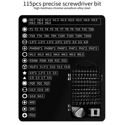 117 In 1 Screwdriver Set Watch Game Console Disassembly Tool, 117 In 1