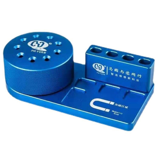MaYuan Screwdriver Storage Rack Rotary Base Metal Screwdriver Storage Box, Screwdriver Storage Rack