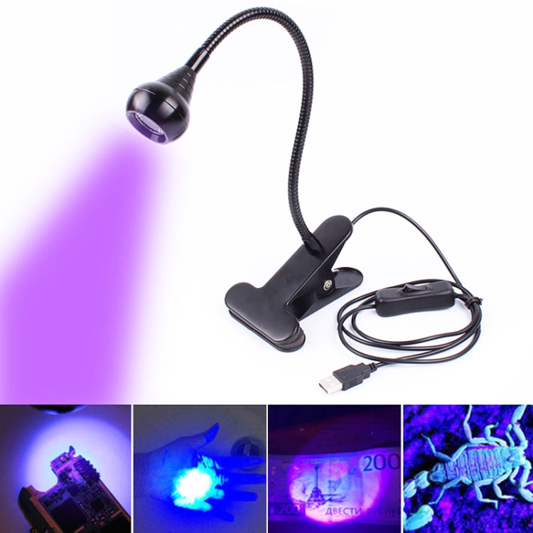 Cell Phone UV Adhesive Curing Light Led UV Flashlight, With Clip