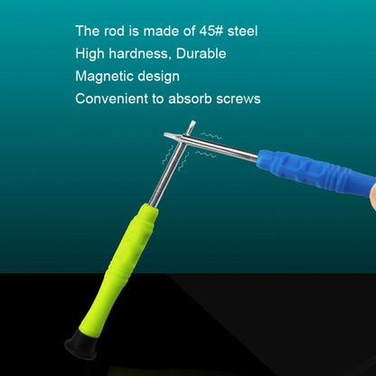 20pcs Mini Screwdriver Anti-Slip Mobile Phone Disassembly Maintenance Tools, 1.5 Straight, 1.2 Phillips, 1.2 Five Star, 0.6Y, T2, T3, T4, T5, T6