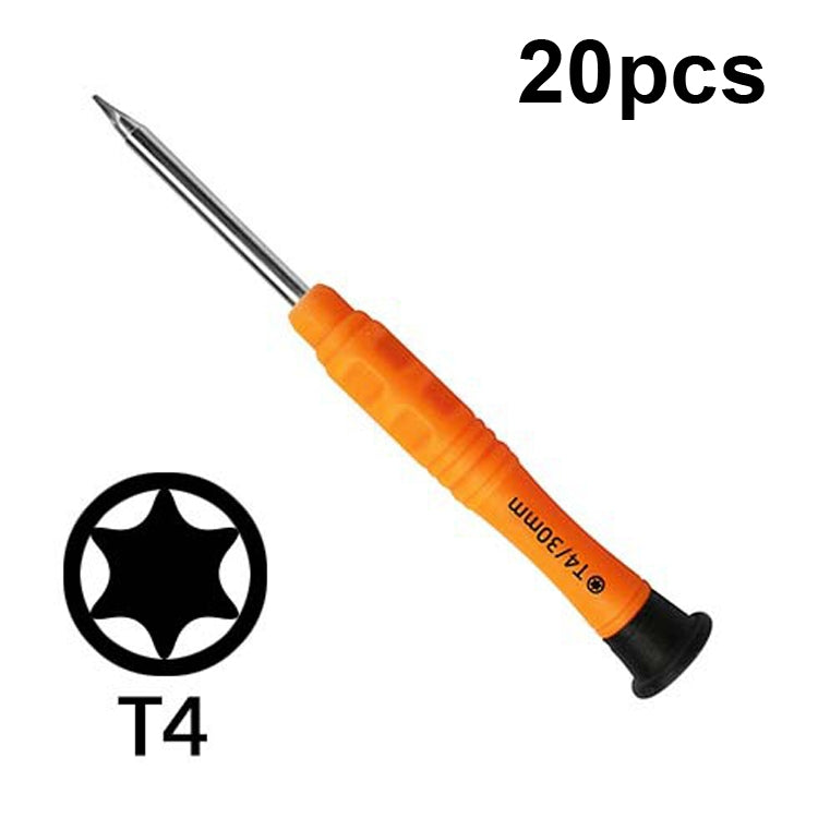20pcs Mini Screwdriver Anti-Slip Mobile Phone Disassembly Maintenance Tools, 1.5 Straight, 1.2 Phillips, 1.2 Five Star, 0.6Y, T2, T3, T4, T5, T6