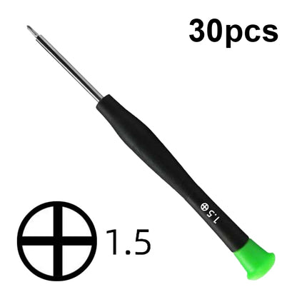 30pcs Color Hat Screw Batch Digital Mobile Phone Clock Maintenance Tool