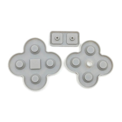 For NDSL NDS Lite Game 6sets Conductive Rubber Pad Soft Silicone Adhesive Key Button Pads, Conductive Rubber Pad