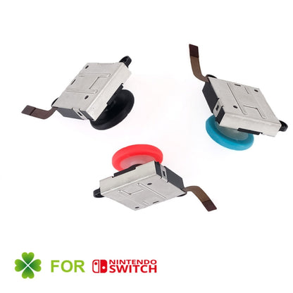 For NS Switch 2pcs 3D Analog Sensor Thumbstick Joystick Left And Right Joystick, Joystick(Red), Joystick(Blue)