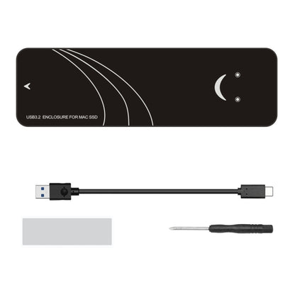 USB3.2 To MAC SSD Enclosure Adapter For Macbook Air Pro 2013-2017 Hard Disk, 20Gbps C-C Cable Kit, 10Gbps A-C Cable Kit