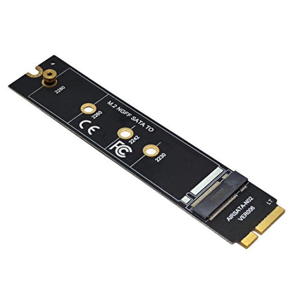 M.2 NGFF SATA To MAC SSD Adapter Riser Card For MacBook Air 2012 A1465 A1466, Long Type, With Screwdriver