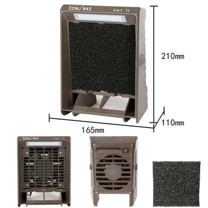 Baku BA-943 Soldering Fume Purifier with LED Light 30W Soldering Iron Welding Fume Exhauster, US Plug 110V, EU Plug 220V