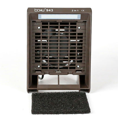 Baku BA-943 Soldering Fume Purifier with LED Light 30W Soldering Iron Welding Fume Exhauster, US Plug 110V, EU Plug 220V