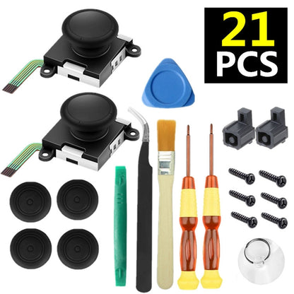 For Nintendo Switch Joycon Joystick Thumb Stick Repair Tool, 9 In 1 Kit, 19 In 1 Kit, 21 In 1 Kit, 32 In 1 Kit