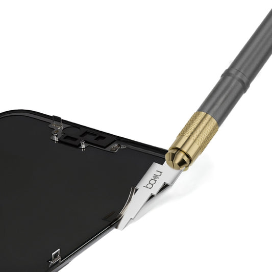 BAKU BA-214 Multi-Function LCD Repair Scraper 0.2mm Thickness Screen CPU Glue Remover Tool, BA-214