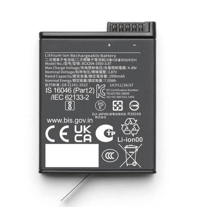 Original Extreme Battery Plus 1950 mAh For DJI Osmo Action, For DJI Osmo Action