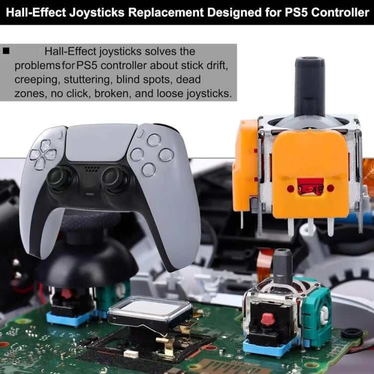 High-precision Adjustable Hall Electromagnetic Joystick, For PS5 Gen3, For PS4, For Switch Pro, For XBOX